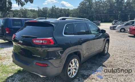 2015 Jeep Cherokee Limited из США, поврежденный, VIN 1C4PJMDS3FW648470